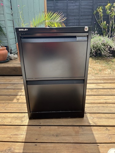 Bisley metal two drawer file - metal,