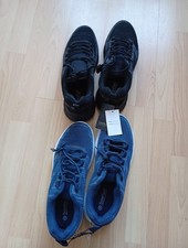 Matalan Men's Soleflex Trainers Premium Comfort Blue Or Black - Size UK 9 or 10