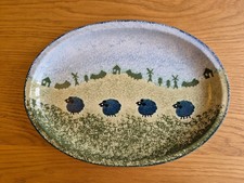 Blue Sheep Oval Serving