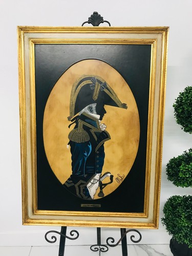 Vintage framed military art - vintage,