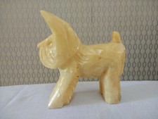 Small Stone Dog Sculpture Puppy Pup Animal Figurine Ornament Dog Home Decor