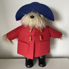 Vintage Collector Paddington Bear Plush Toy - Rainbow Designs 2001