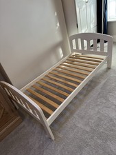 John Lewis Rachel Toddler Bed White With Mattress