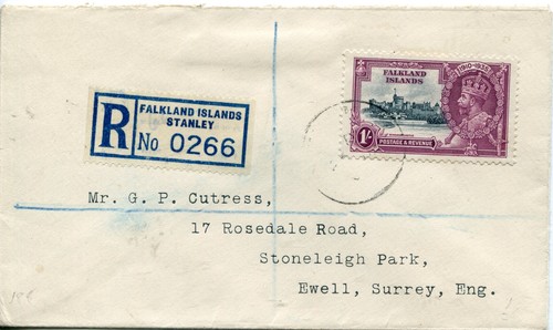 1935 silver jubilee falkland - silver,
