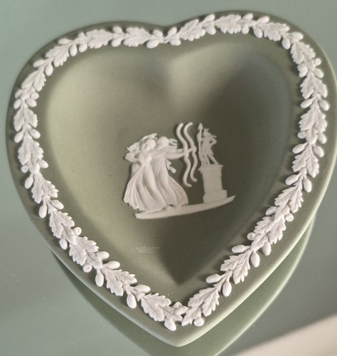 Wedgwood jasperware green - jasperware,
