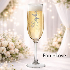 Personalised Prosecco Glass