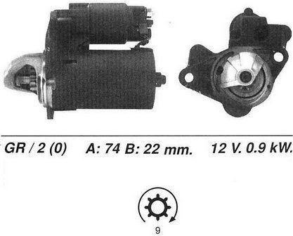 Genuine wai starter motor for - wai,