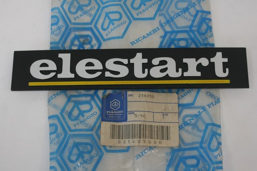 Plate elestart badge - "elestart",