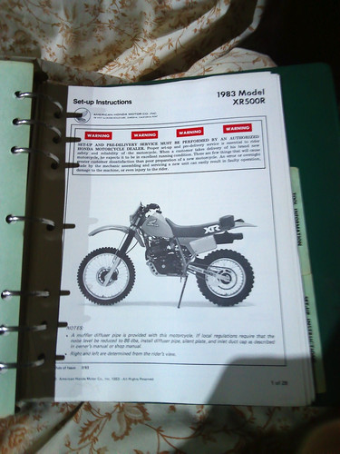 1983 honda xr500r setup - 1983,