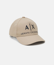 Ax Armani Exchange Unisex Beige Baseball Cap
