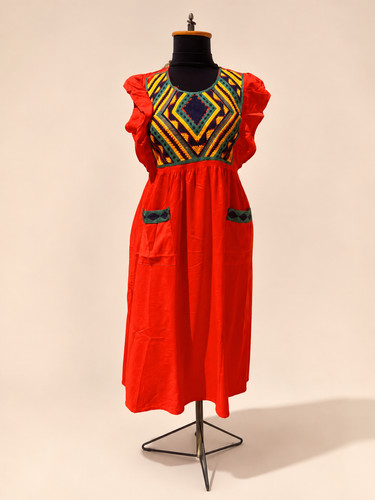 Summer dress with egyptian - summer,