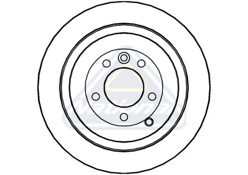 National rear brake disc fits - brake,