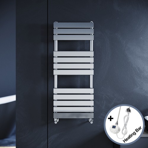 Chrome towel radiator bathroom - chrome,