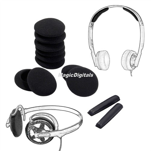 Ear pads with headband cushion - with,