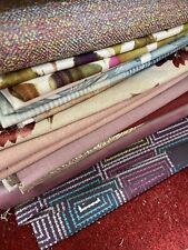 designer Fabric Pieces. 10 FOR £15 / ALL PIECES AROUND 1 METRE EACH