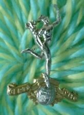 Staybrite Royal Corps Of Signals Collar Badge 2 Lugs Gaunt Anodised 1 Pcs