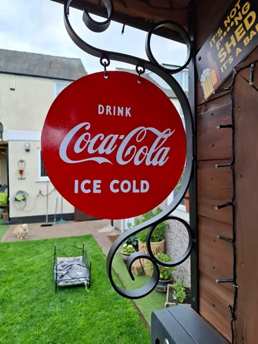 Coca cola heavy duty sign - coca,