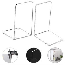 4 Pieces Bookends,Clear