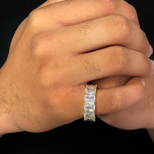 Iced vvs diamond out baguette - iced,