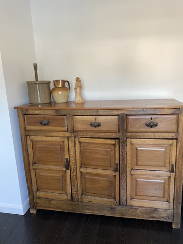 Rustic antique solid oak - , and