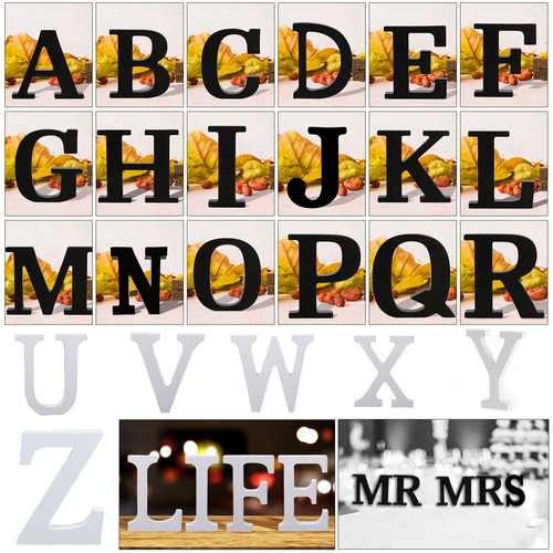 Painted wooden name - wooden, script