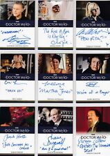 2023 Doctor Who Series 1 to 4 Auto / Autograph Card Selection