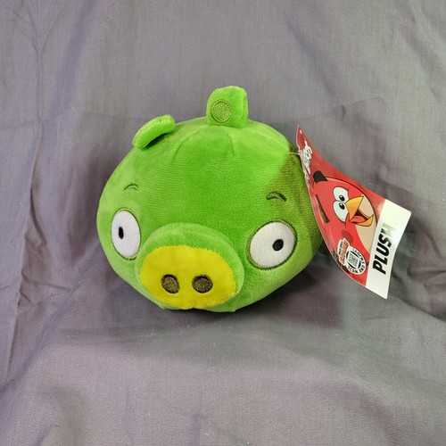 Angry bird plush - angry, green