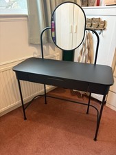 IKEA Black Dressing Table with