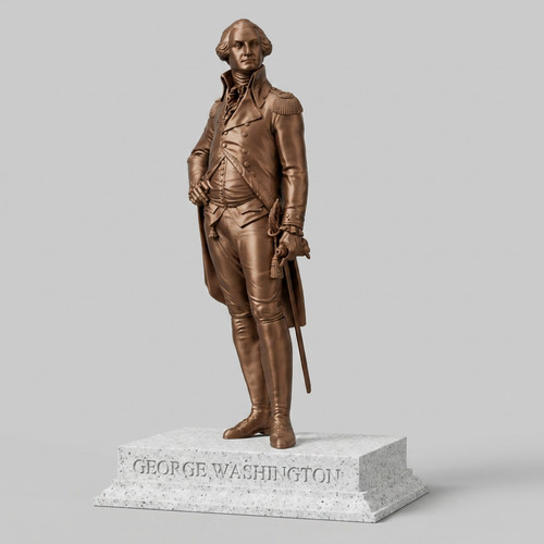 George washington statue - statue, –