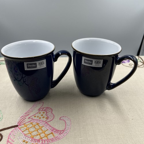 Pair denby imperial blue - pair,