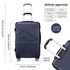 20Inch ABS Hard Shell 4 Wheels