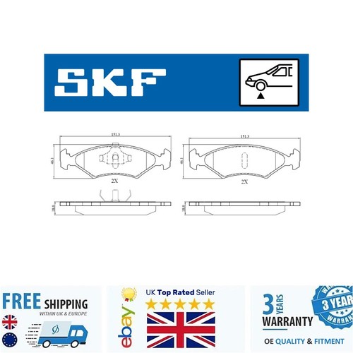 Brake pad set - ford, sierra