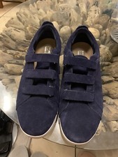 Mens ladies navy blue suede - blue,
