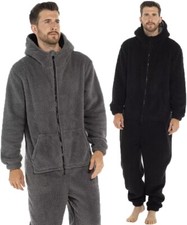 Mens fluffy fleece all - in, one
