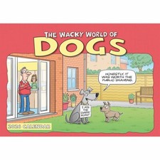 Otter House Wacky World of Dogs A4 Calendar Month to View 2026
