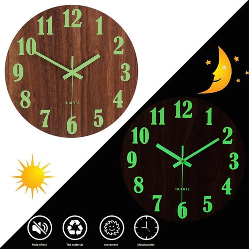 Wall clock glow - glow, in