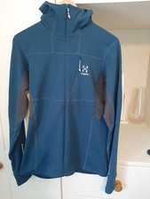 Haglofs Mens L.I.M Mid-Comp Full-zi Hoodie Size M Blue
