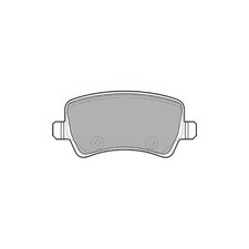 DELPHI LP2008 Brake Pad Set