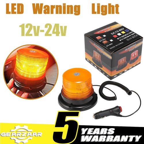 12v magnetic led amber strobe - led,