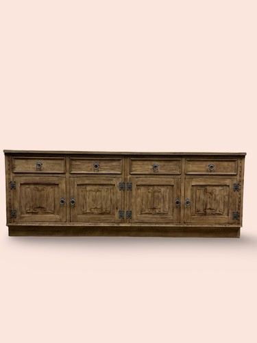 Large oak sideboard stripped - oak,