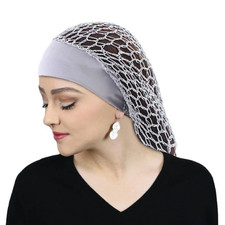 Women Vintage Ladies Soft Rayon Hair Net Snood Crochet Hair net Cap Braid Net UK