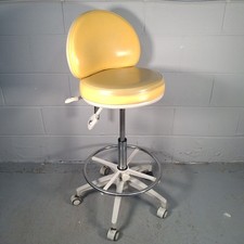 Murray HADV GN Dentist Stool Chair Hydraulic Swivel Yellow