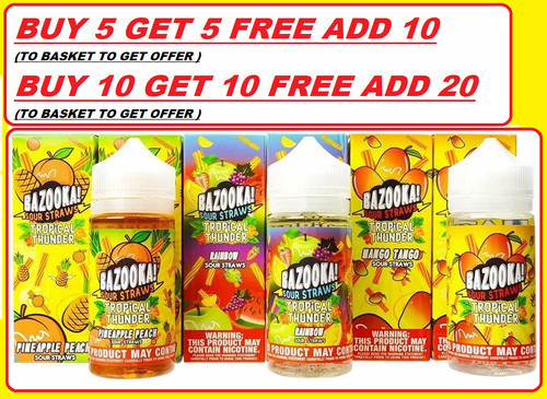Bazooka 100ml liquid vape - e,
