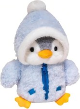 Penguin Teddy, Blue Plush