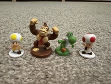 Super Mario Toy Bundle for Children Four Minifigures 2017 Hasbro Donkey Kong