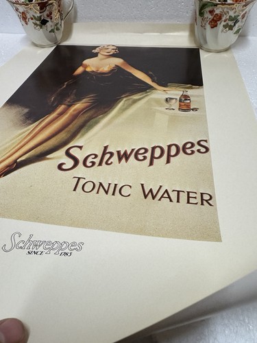 Vintage schweppes advertising - schweppes,