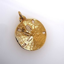 James Avery Sand Dollar 14K