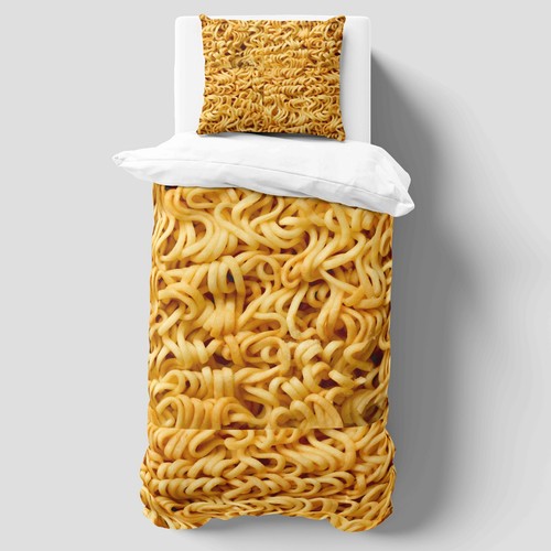 Ramen noodles duvet cover - ramen,