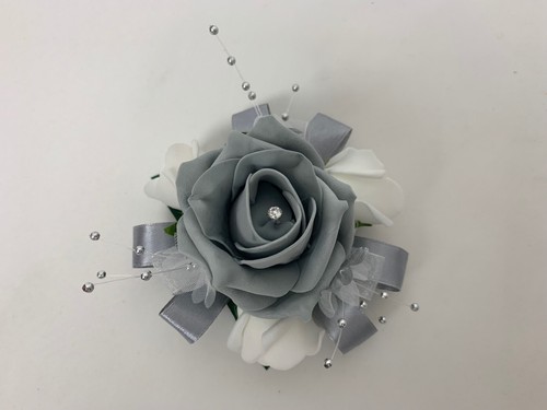 Wrist corsage wedding - corsage, pearl