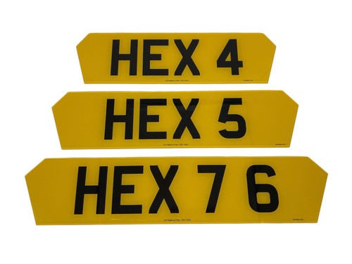 Pair hex lambo number - of,